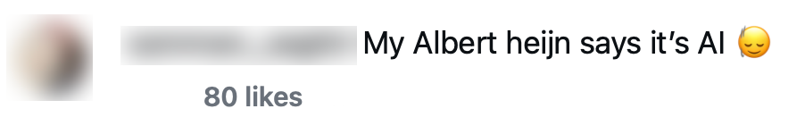 albert heijn briefje hittegolf