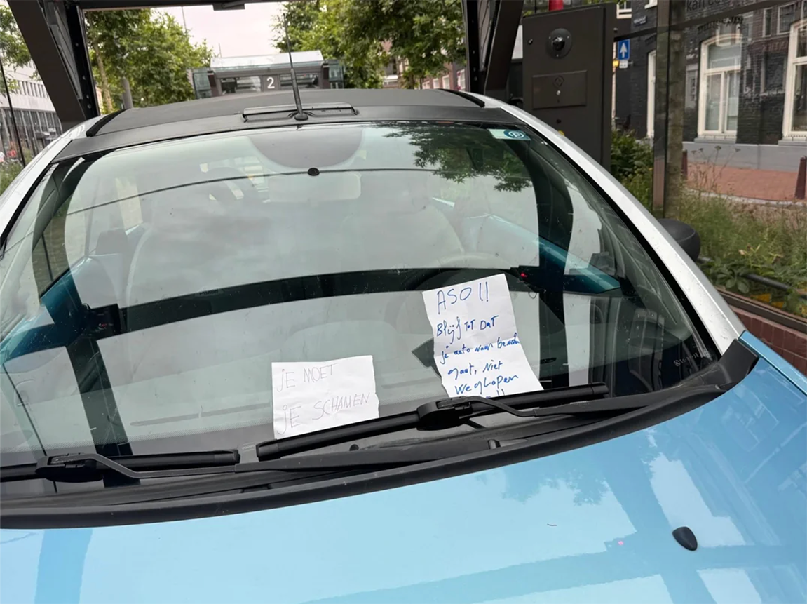 briefjes auto
