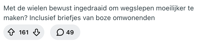 wielen briefjes