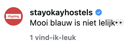blauw
