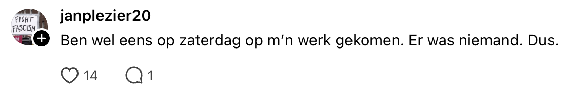 zaterdag