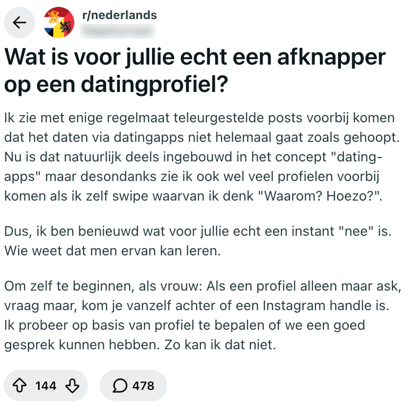 datingprofiel