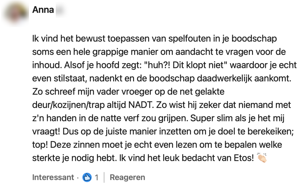etos bordje leesbrillen