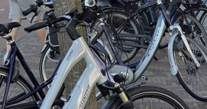 fiets uit