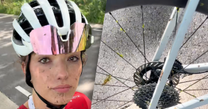 fiets uit