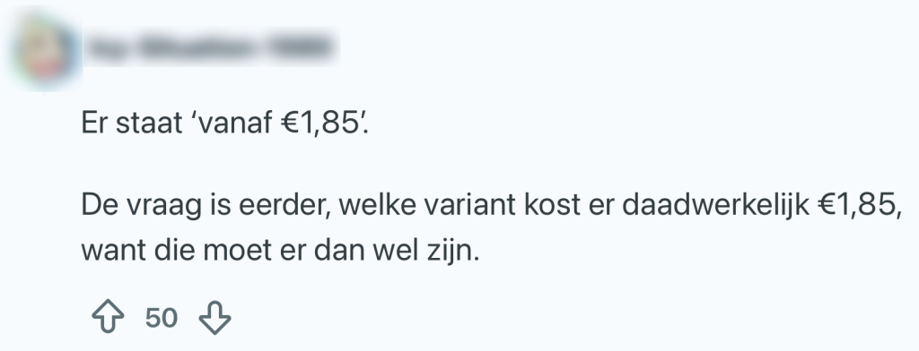 ah to go prijskaartje