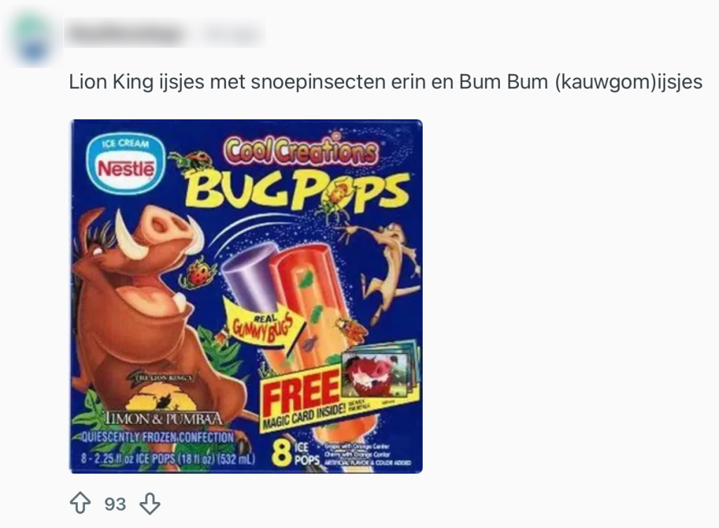nostalgische producten supermarkt