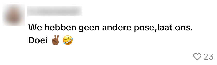 gebaar foto peace