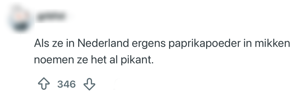 g'woon saus pittig