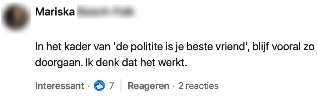 politieagent politie buurt