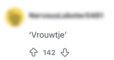 vrouw