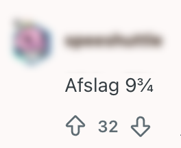 afslag