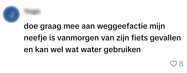 weggeefactie