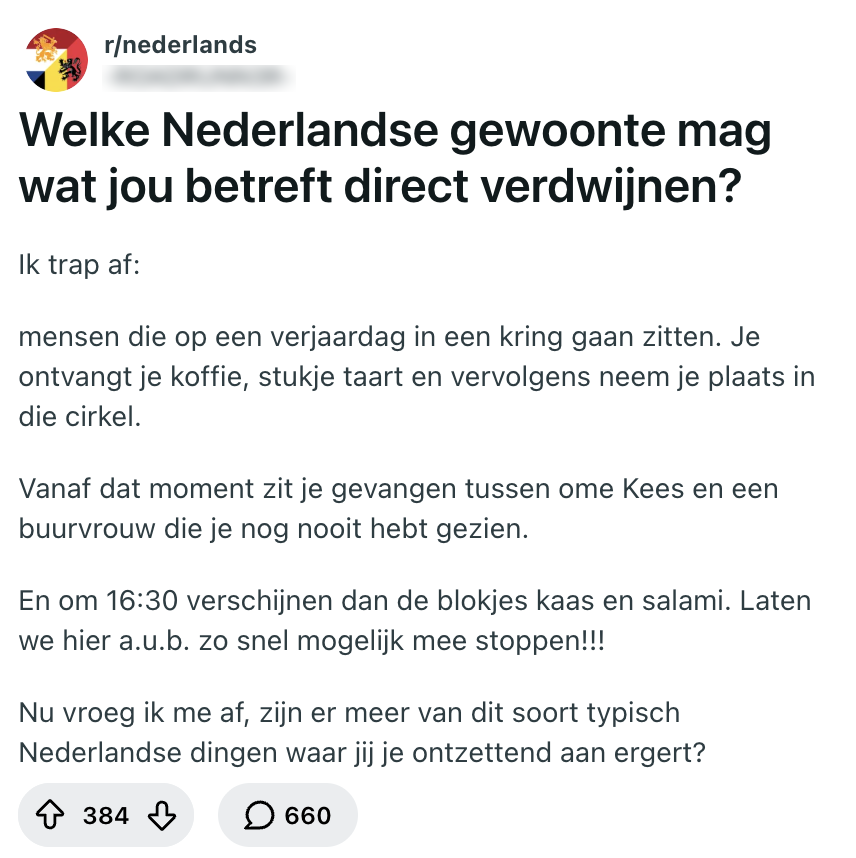 gewoontes die weg moeten