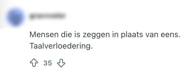 is eens