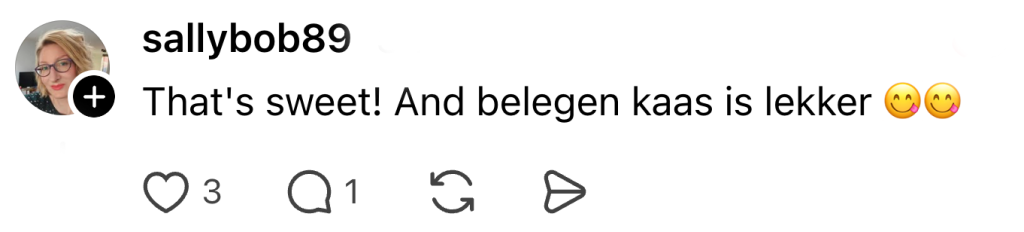 typisch nederlands bedankje buurvrouw