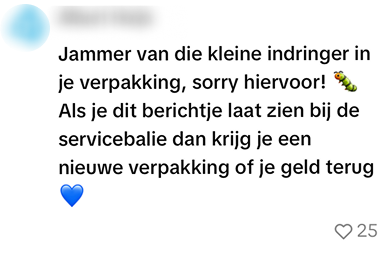 Reactie Albert Heijn