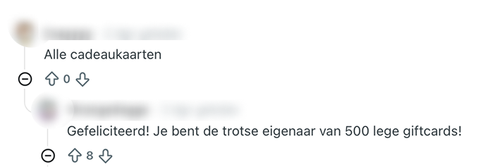 gratis cadeaukaarten