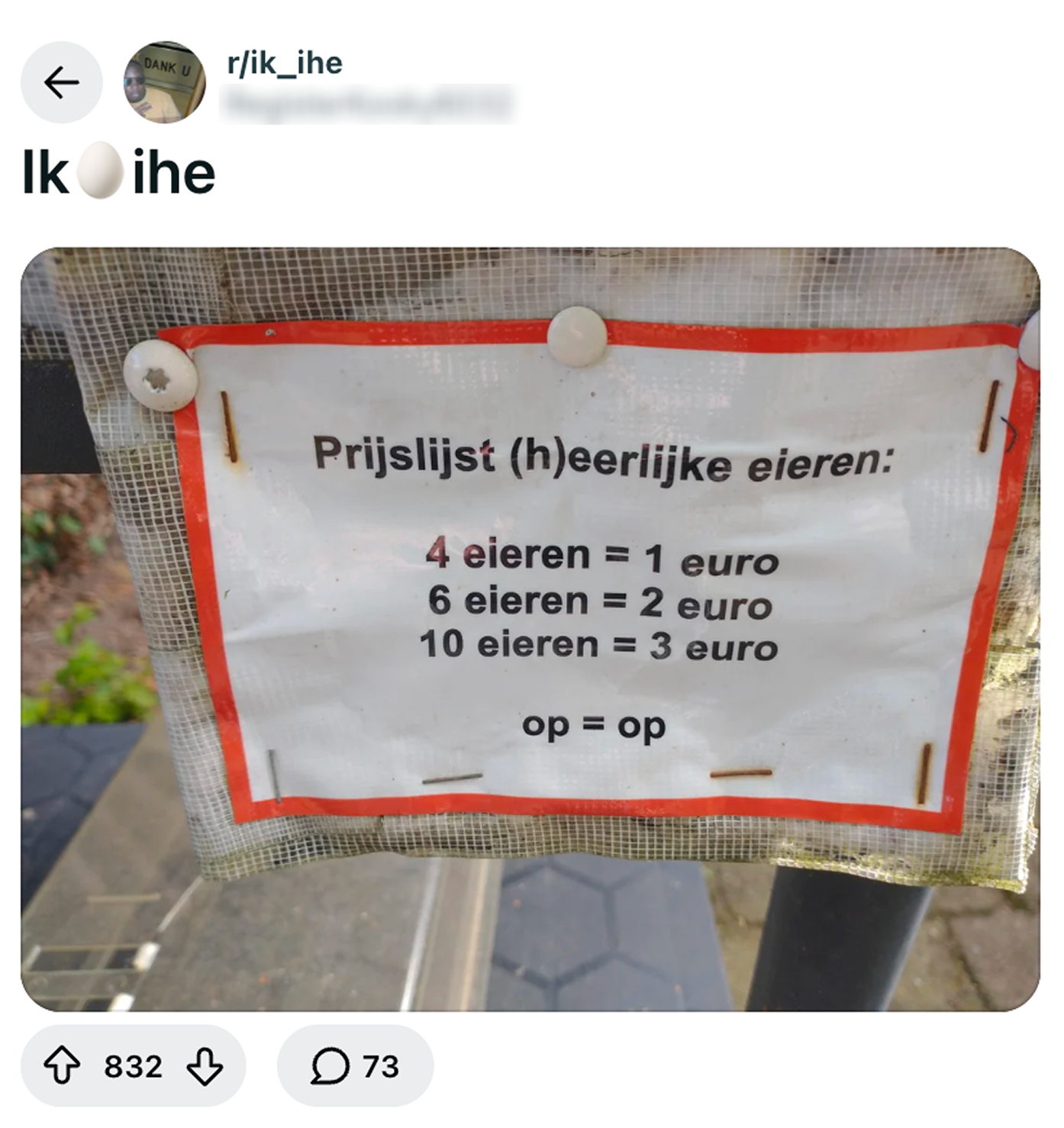 eieren