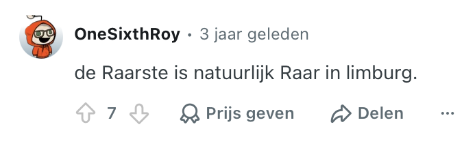Raar plaatsnamen