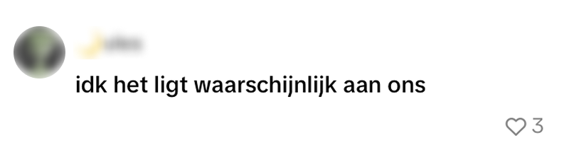 Ligt aan ons