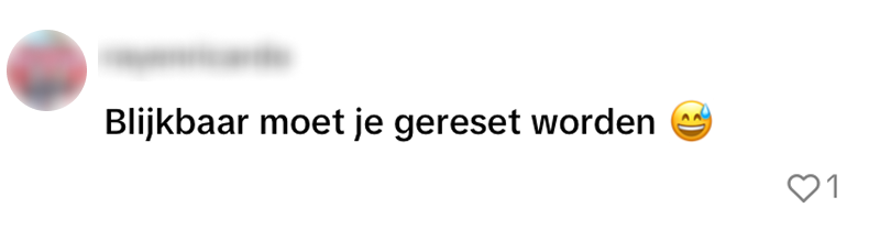 Gereset worden