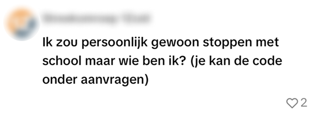 Stoppen met school