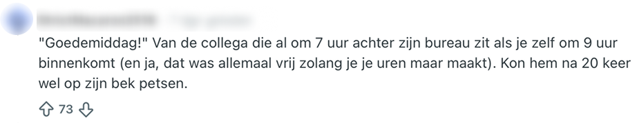 goedemorgen collega