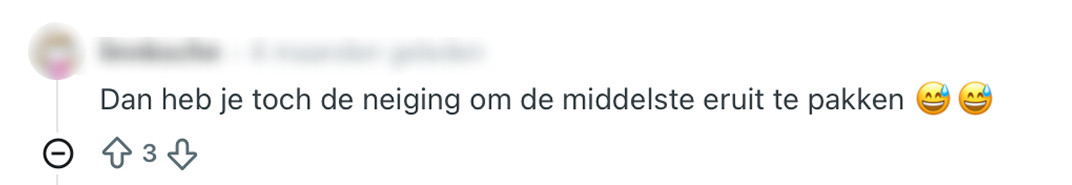 Middelste pakken stapelkorting