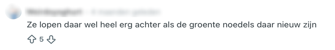 Groentenoedels nieuw