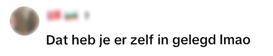 Zelf erin gelegd