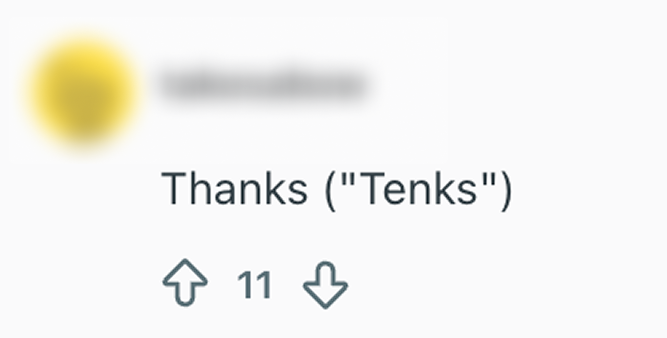 thanks
