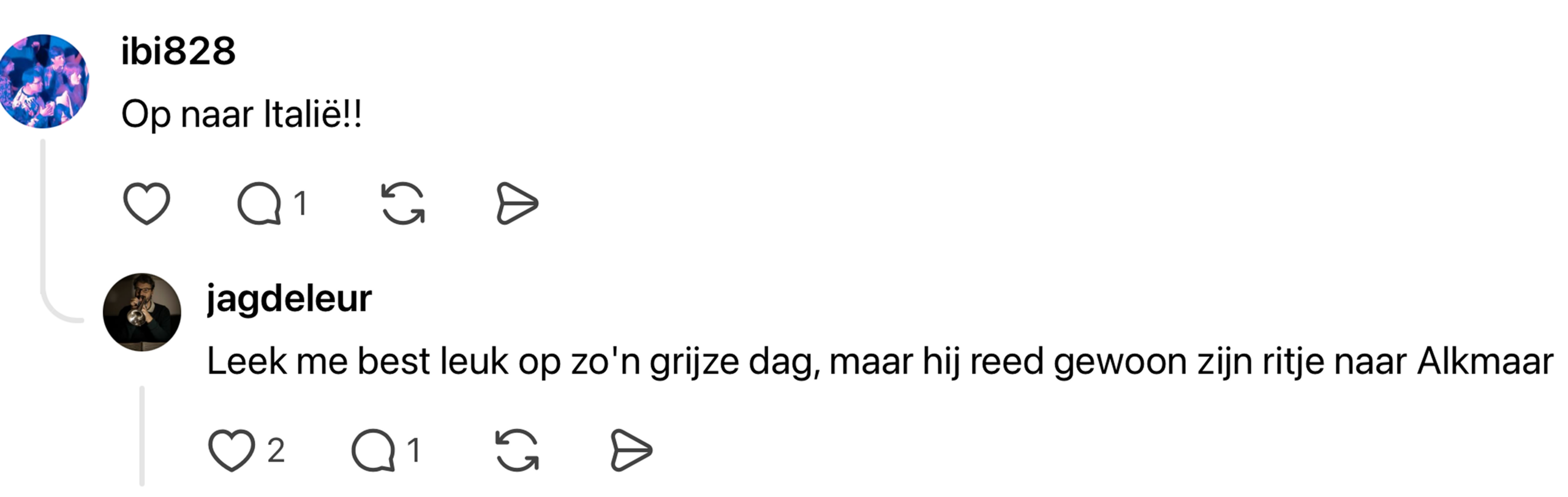trein ritje naar Alkmaar